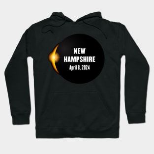 Total Solar Eclipse New Hampshire 2024 Hoodie